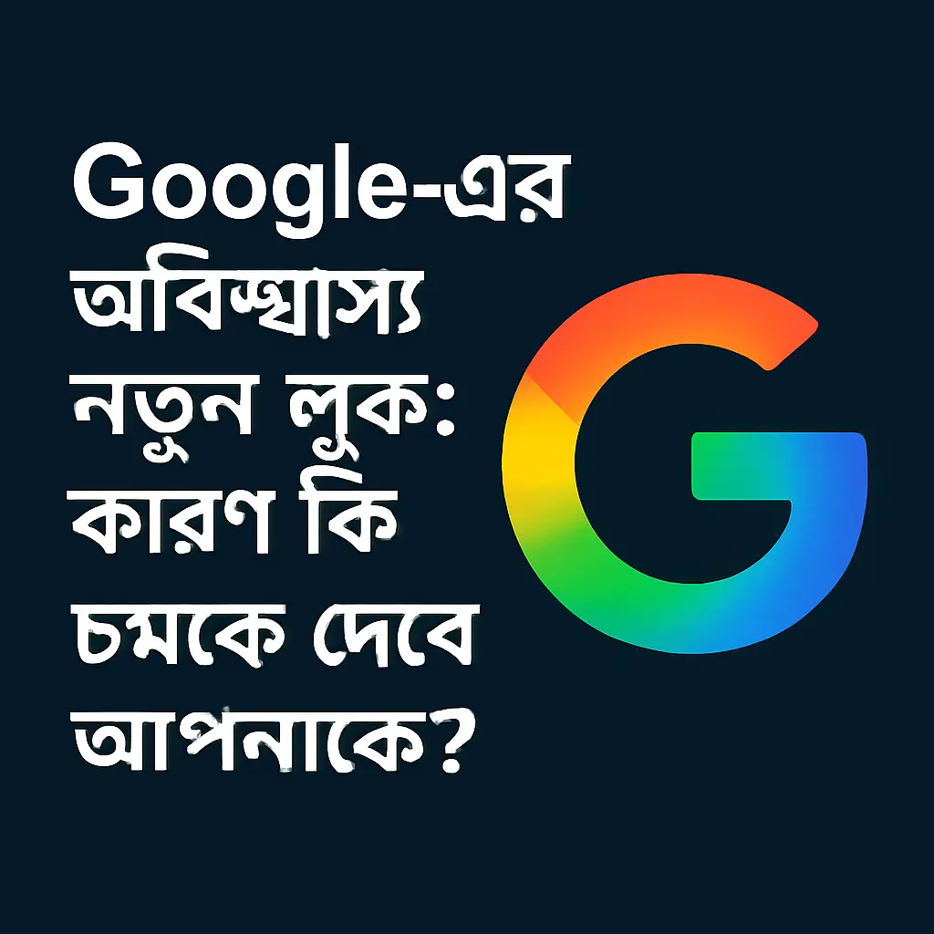 Google-এর অবিশ্বাস্য নতুন লুক: কারণ কি চমকে দেবে আপনাকে?